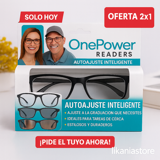 👓 Lentes One Power™ – ¡Ve Claro Siempre, Sin Cambiar de Lentes!