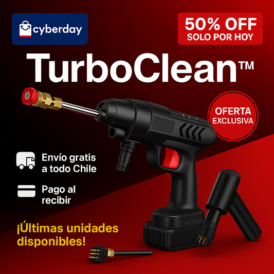 🚀 TurboClean™ – Hidrolavadora Portátil + Mini Aspiradora 🧰