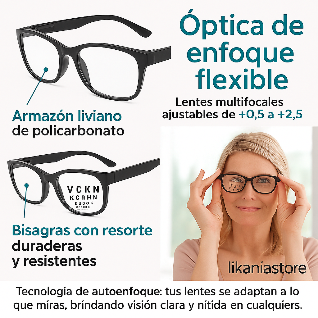 👓 Lentes One Power™ – ¡Ve Claro Siempre, Sin Cambiar de Lentes!