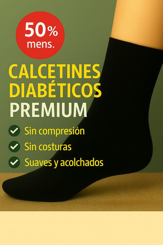 Calcetines Diabéticos Premium™ – Sin Costura, Suaves y Cómodos x12